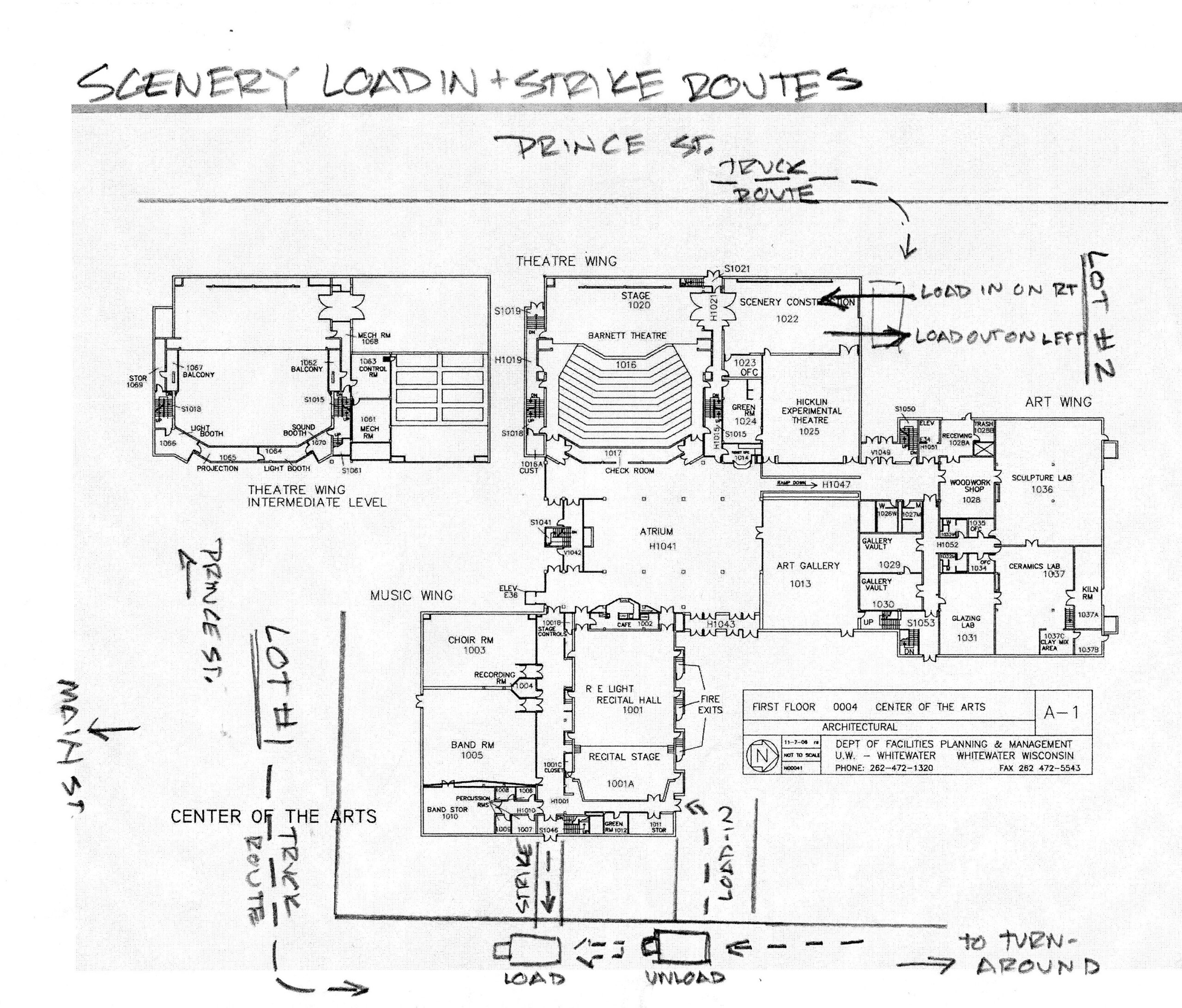 Scenery Load-in-out diagram/map