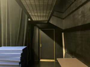UW-Milwaukee T-6 Studio Theatre, upstage left door