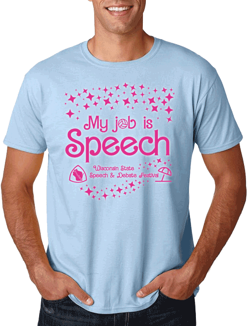 My job is speech T-shirt design